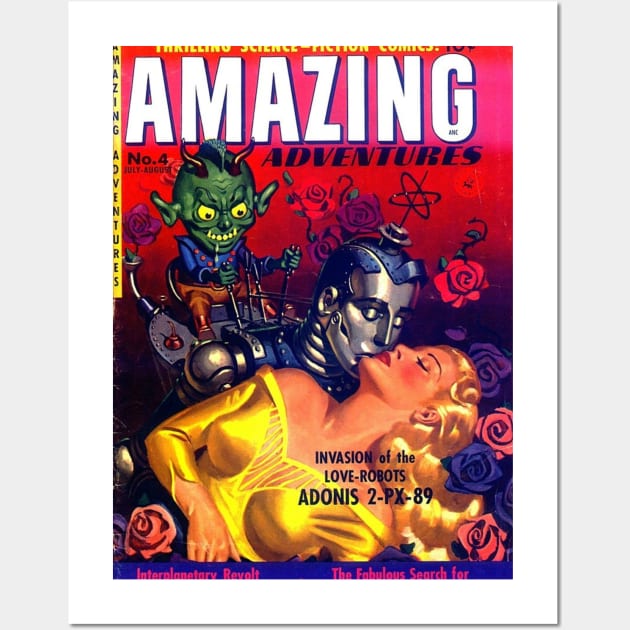 Amazing Adventures No. 4 Wall Art by Public Domain Comics